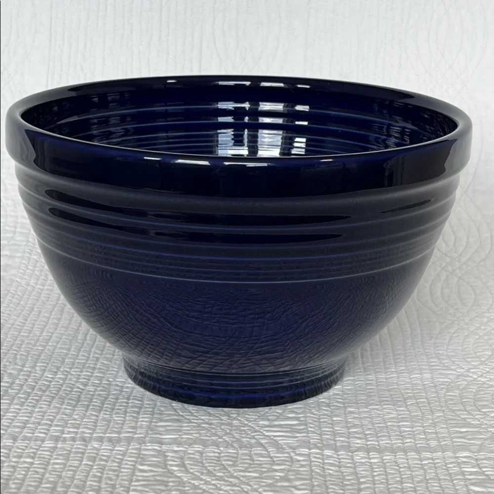FIESTA Cobalt Blue Large Baking Bowl Nesting Bowl Homer Laughlin HCL